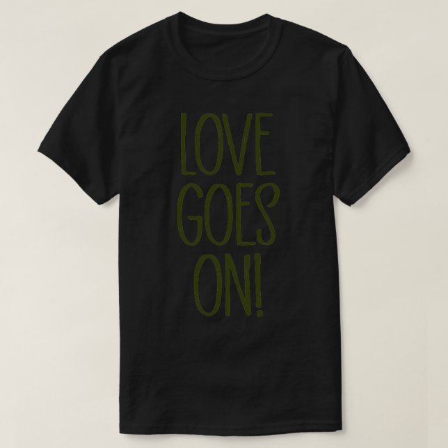 Camiseta O Amor Fica Verde (Frente do Design)