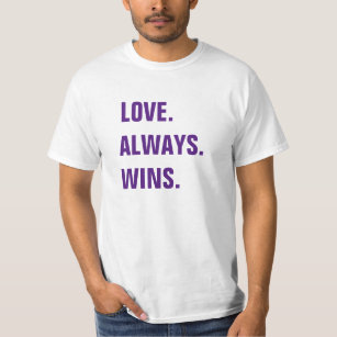 Camiseta O amor ganha sempre o T
