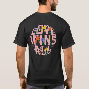 Camiseta O amor ganha todo David Flo Dark, gay e orgulho al