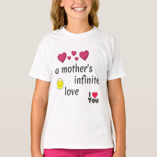 Camiseta O amor infinito de uma mãe