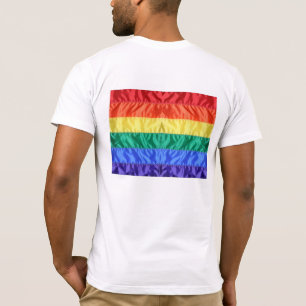 Camiseta O amor LGBTQ LGBT Orgulho gay do Arco-Íris é amor
