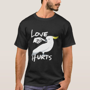 Camiseta O Amor Machuca O Papagaio Amarelo De Cockatoo
