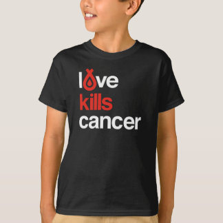 Camiseta O amor mata o cancer - o T do miúdo
