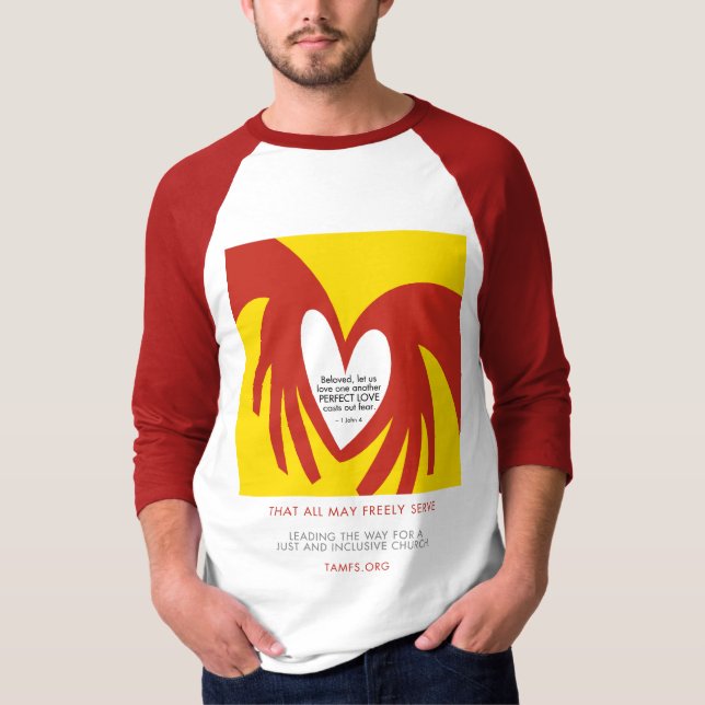 Camiseta O amor molda para fora o medo - t-shirt (Frente)
