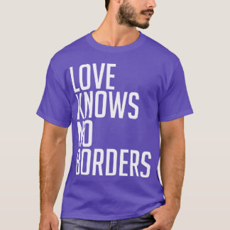 Camiseta O AMOR NÃO CONHECE FRONTEIRAS amigo