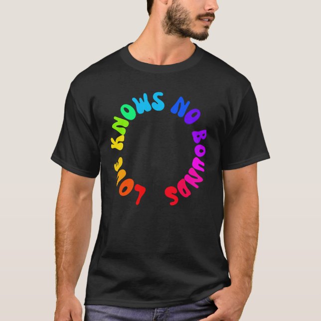 Camiseta O Amor Não Conhece Limites (Frente)