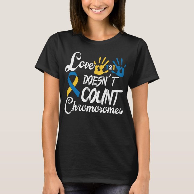 Camiseta O amor não conta cromossomos (Frente)