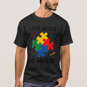 Camiseta O Amor Não Precisa De Palavras