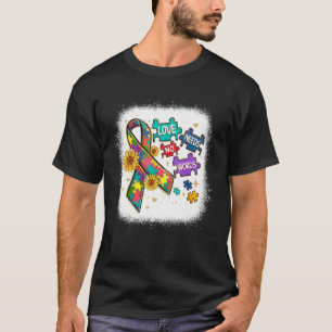 Camiseta O Amor Não Precisa de Palavras Conscientização sob