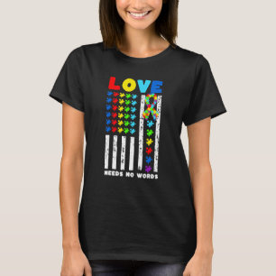 Camiseta O Amor Não Precisa De Palavras Para A América Band