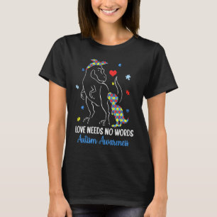 Camiseta O Amor Não Precisa de Palavras Puzzle Rex Di Consc