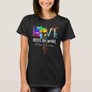 Camiseta O Amor Não Precisa de Palavras u2013 Quebra-Cabeça