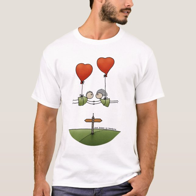 Camiseta O amor não sabe nenhum limite (Frente)