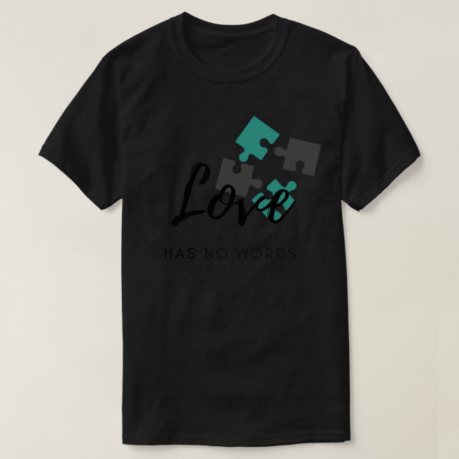 Camiseta O Amor Não Tem Palavras (Frente do Design)