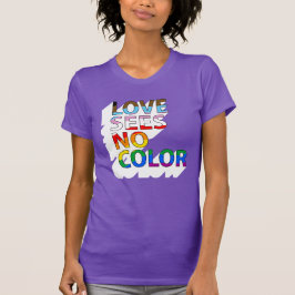 Camiseta O Amor Não Vê Cor