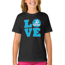 O AMOR Natação das raparigas Nadando e mergulhando