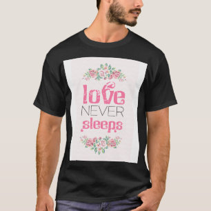 Camiseta O amor nunca dorme