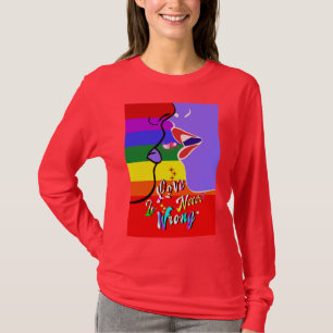 Camiseta O amor nunca é orgulho errado