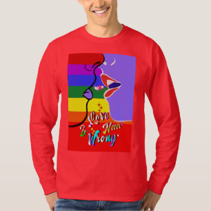 Camiseta O amor nunca é orgulho errado