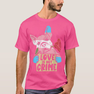 Camiseta O Amor Pela Igualdade Não É Um Orgulho Do Crime Tr