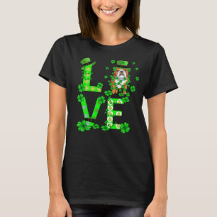 Camiseta O AMOR Shamrock Enfermeira A Vida Engraçado Dia de