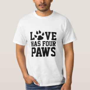 Camiseta O Amor Tem Quatro Patas
