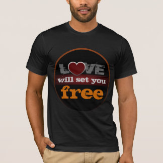 Camiseta O Amor Vai Libertar A Canvas Bella.