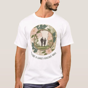 Camiseta O Amor Vintage da Natureza