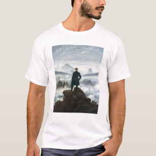 Camiseta O andarilho acima do mar da névoa, 1818