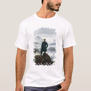 Camiseta O andarilho acima do mar da névoa, 1818
