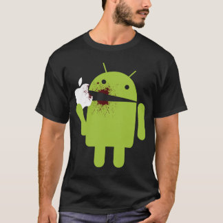 CAMISETA O ANDROID COME O MÓBIL ENGRAÇADO SAMSUNG DO