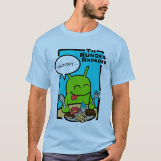Camiseta O Android da fome