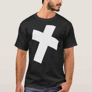 Camiseta O Ângulo da Cruz, Cruz Inclinada Negrita, Perspect