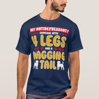 Camiseta O Animal Da Terapia, O Meu Antidepressivo, Alguém