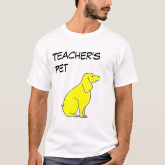 Camiseta O animal de estimação do professor