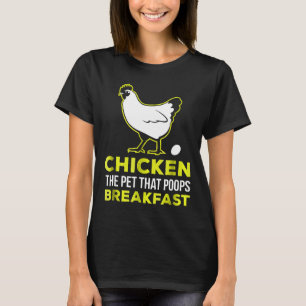 Camiseta O Animal de Estimação que Faz Cagar Café da Manhã