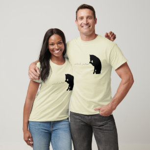 Camiseta o "animal escreve "