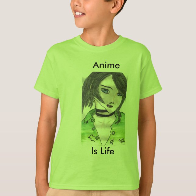 Camiseta O Anime é vida (Frente)