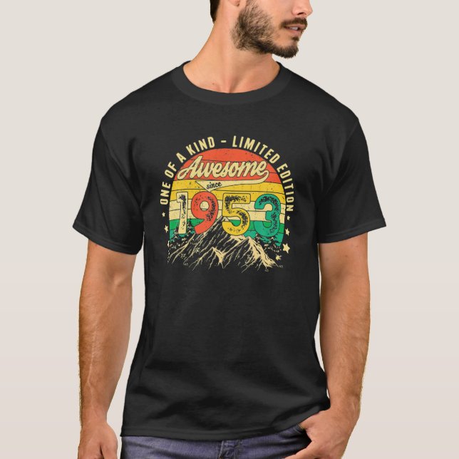 Camiseta O Aniversário De 70 É Espantoso Desde 1953 70 Anos (Frente)