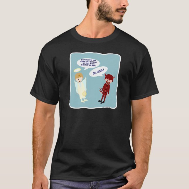 Camiseta O Anjo e o Diabo no meu Ombro (Frente)