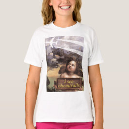 Camiseta O anjo em Madonna de Foligno considera o tshirt