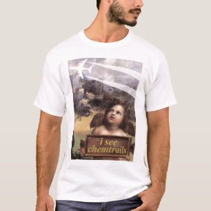 Camiseta O anjo em Madonna de Foligno considera o tshirt