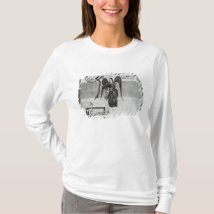 Camiseta O anjo, guardarando as chaves do inferno