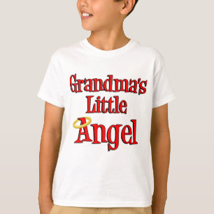 Camiseta O anjo pequeno da avó