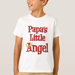 Camiseta O anjo pequeno da papá