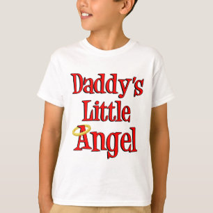 Camiseta O anjo pequeno do pai