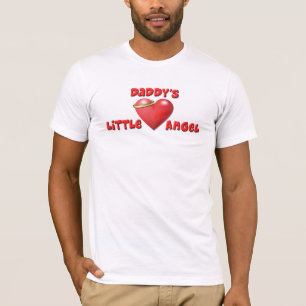 Camiseta O anjo pequeno do pai