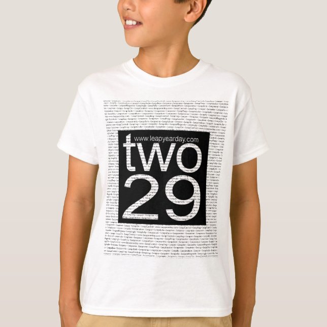 Camiseta o ano de pulo two29 caçoa o t-shirt (Frente)