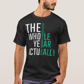 Camiseta O Ano Todo na verdade o escritório Citação amigo