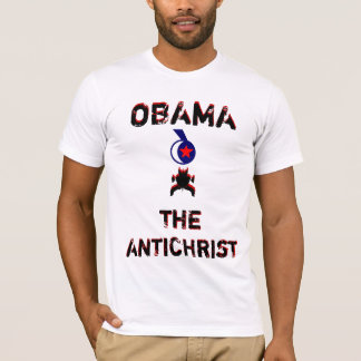 Camiseta O ANTICRISTO OBAMA: Sua alma será perdida….